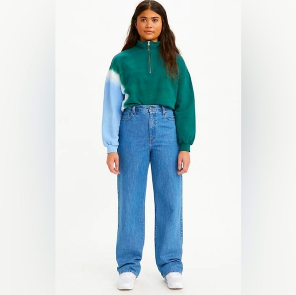 Levi's high waisted straight jeans - Picture 2 of 9